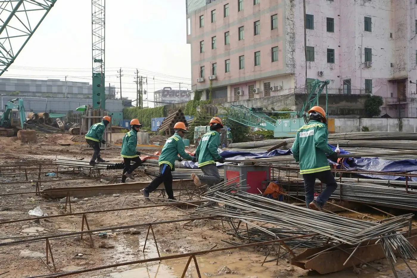 Công trường thi công Khải Hoàn Imperial