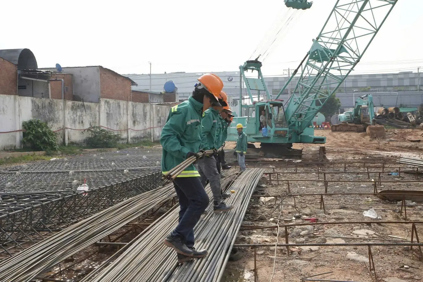 Công trường thi công Khải Hoàn Imperial