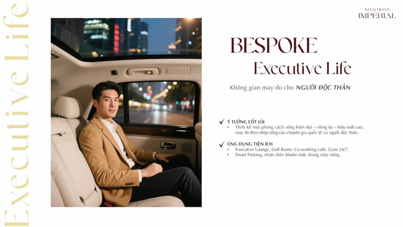 Bespoke Không Gian May Đo Cho Người Độc Thân