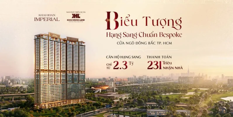 Bảng giá căn hộ Khải Hoàn Imperial
