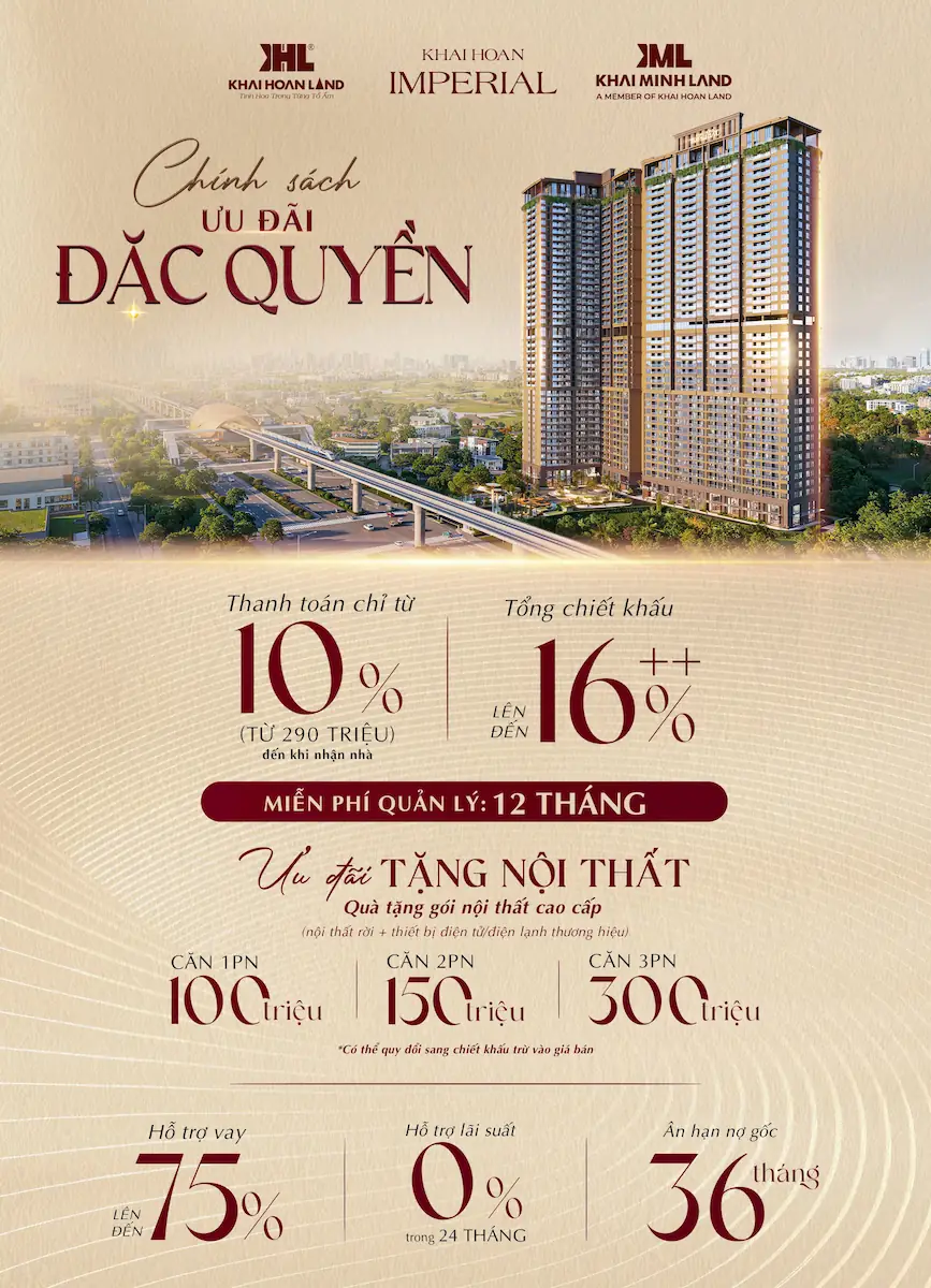 Chính sách bán hàng giai đoạn 2 Khải Hoàn Imperial