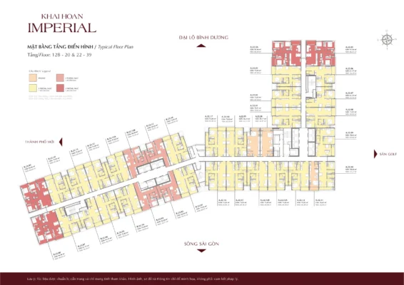 Mặt bằng tầng điển hình Khải Hoàn Imperial